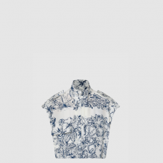 [LOUIS VUITTON-루이비통] 박시 트로피컬 플로럴 톱 1AFS42