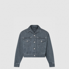 [LOUIS VUITTON-루이비통] 워시드 데님 재킷 1AFTEU