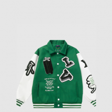 [LOUIS VUITTON-루이비통] 바시티 레더 블루종 1A98D3