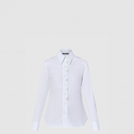 [LOUIS VUITTON-루이비통] 모노그램 플라워 액센트 셔츠 1AGACT