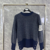 [THOM BROWNE-톰브라운] 라운드 넥 니트 스웨터