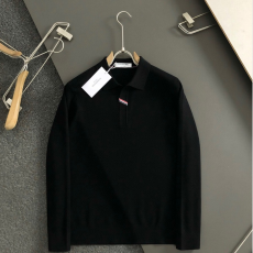 [THOM BROWNE-톰브라운] 노버턴 3선 울니트 카라티