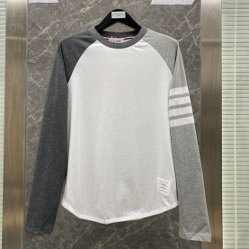 [THOM BROWNE-톰브라운]긴팔 티셔츠 (남녀공용)