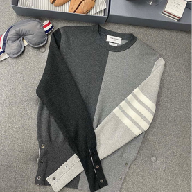 [THOM BROWNE-톰브라운]배색 니트 (남녀공용)