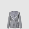 [LOUIS VUITTON-루이비통] 리버서블 시그니처 쇼트 후드 랩 코트 1AGNYK