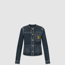 [LOUIS VUITTON-루이비통] 노티컬 LV 패치 데님 재킷 1AFPH8