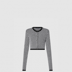 [LOUIS VUITTON-루이비통] 미니 다미에 니트 가디건 1AGAKB