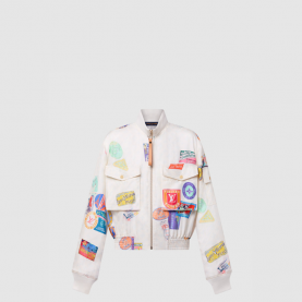 [LOUIS VUITTON-루이비통] 트래블 패치 봄버 재킷 1AHGE7