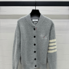 [THOM BROWNE-톰브라운]울 니트 가디건
