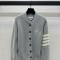 [THOM BROWNE-톰브라운]울 니트 가디건