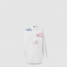 [LOUIS VUITTON-루이비통] 트래블 스탬프 롱 셔츠 1AGAZ6