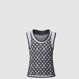 [LOUIS VUITTON-루이비통] 자카드 니트 조끼 1AAYSO