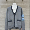 [THOM BROWNE-톰브라운]4바 캐시미어 울 니트 가디건