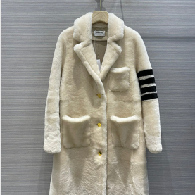 [THOM BROWNE-톰브라운]퍼 코트