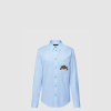 [LOUIS VUITTON-루이비통] 엠브로이더드 롱 슬리브드 코튼 셔츠 1AGJNC