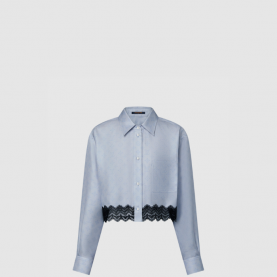 [LOUIS VUITTON-루이비통] 마히나 레이스 트림 셔츠 1AHGWF