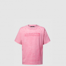 [LOUIS VUITTON-루이비통] 워시드 리브드 티셔츠 1AHWA0