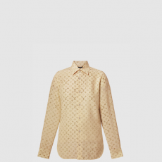 [LOUIS VUITTON-루이비통] 워시드 모노그램 실크 셔츠 1AI843