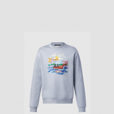 [LOUIS VUITTON-루이비통] 엠브로이더드 스웨트셔츠 1AIMM7