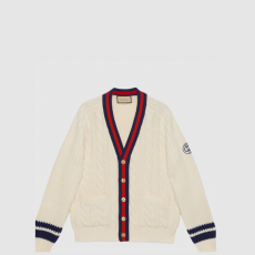 [GUCCI-구찌] 케이블 울 니트 가디건 763373