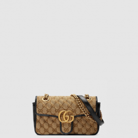 [GUCCI-구찌] GG 마몽 미니 숄더백