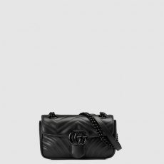 [GUCCI-구찌] GG 마몽 미니 마틀라세 숄더백