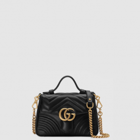 [GUCCI-구찌] GG 마몽 미니(스몰) 탑핸들백