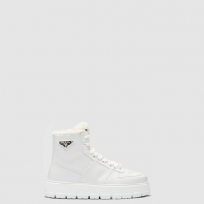 [PRADA-프라다] 시어링 하이탑 스니커즈