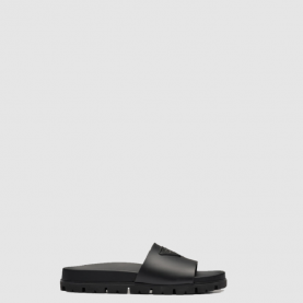 [PRADA-프라다](트라이앵글 로고)러버 슬라이드