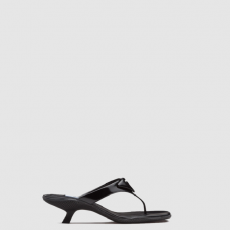 [PRADA-프라다] 브러시드 키튼힐 텅 샌들