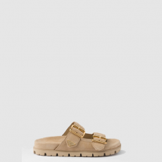 [PRADA-프라다] 스웨이드 스트랩 슬라이드