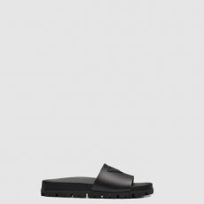 [PRADA-프라다]트라이앵글 로고 러버 슬라이드