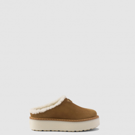 [PRADA-프라다]삼각로고 시어링 뮬