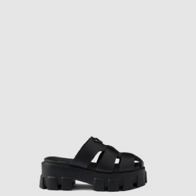 [PRADA-프라다]모놀리스 러버 뮬 슬리퍼