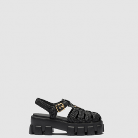 [PRADA-프라다]모놀리스 크로셰 케이지 샌들