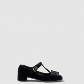 [PRADA-프라다] 메리제인 벨벳 펌프스