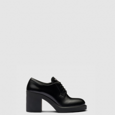 [PRADA-프라다] 브러쉬드 레더 레이스업 힐