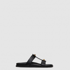 [VALENTINO-발렌티노] 로만 스터드 송아지 가죽 슬라이드 샌들