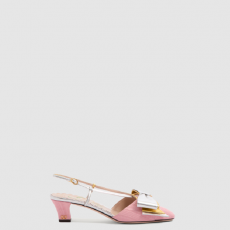 [VALENTINO-발렌티노] 자카드 원단 하이힐