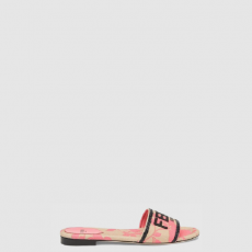 [FENDI-펜디] 와이드 자수 패션 슬리퍼 8R8092